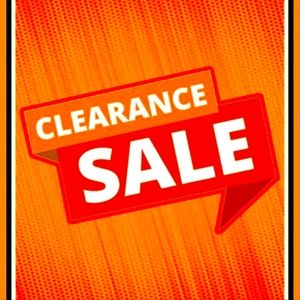 All must go to refresh closet with new looks. 20% 4 items (NOT ITEM UNDER 10.00)